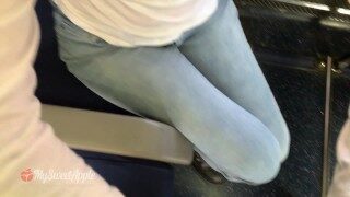 Amateur Couple Fucking on a Train with Facial – MySweetApple